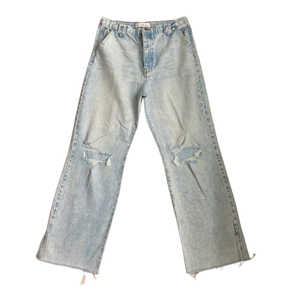 Kancan Wide Leg Distressed Jean 13/30